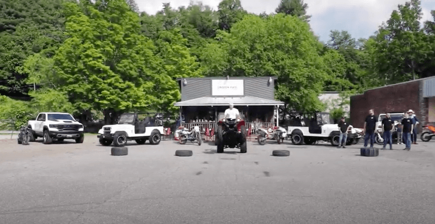 White TRX in Ashe County, NC